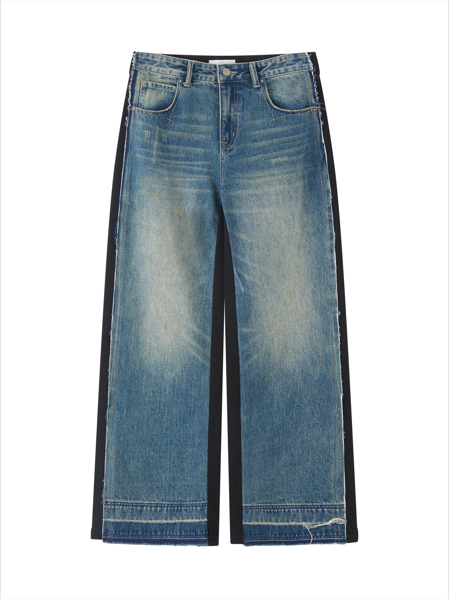 Vintage Patchwork TR Fabric Jeans - CHINASQUAD