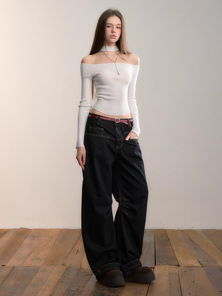 Original Vintage Straight-Leg Denim Pants