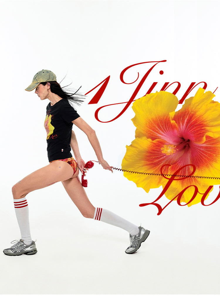 Fruit Printed Rhinestone T-shirt - CHINASQUAD