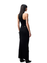 Large Round-Neck Knot Acetate Tank Top & Skirt Set - CHINASQUAD