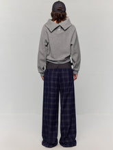 Grey Asymmetric Off-Shoulder Loose Sweatshirt - CHINASQUAD