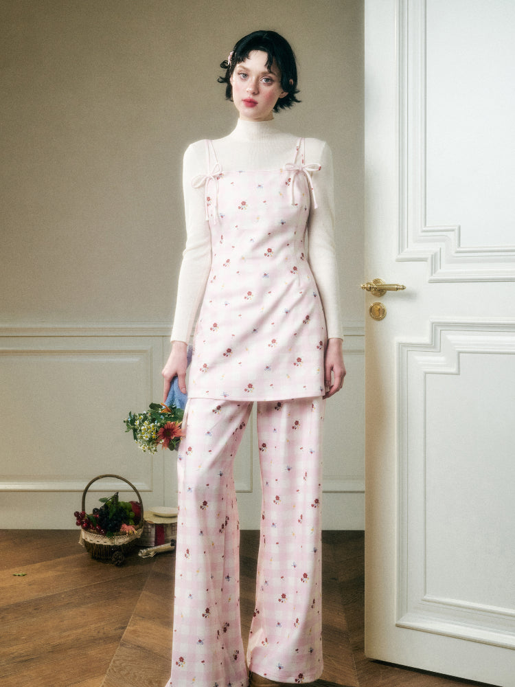 Strappy Floral Print Dress - CHINASQUAD