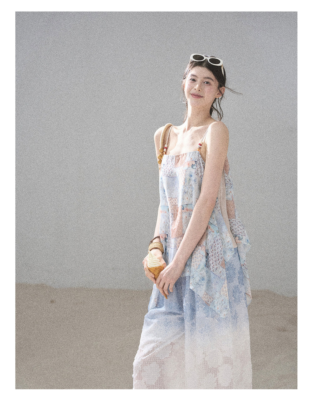 Sun-Kissed Flowy Chiffon Vacation Blouse