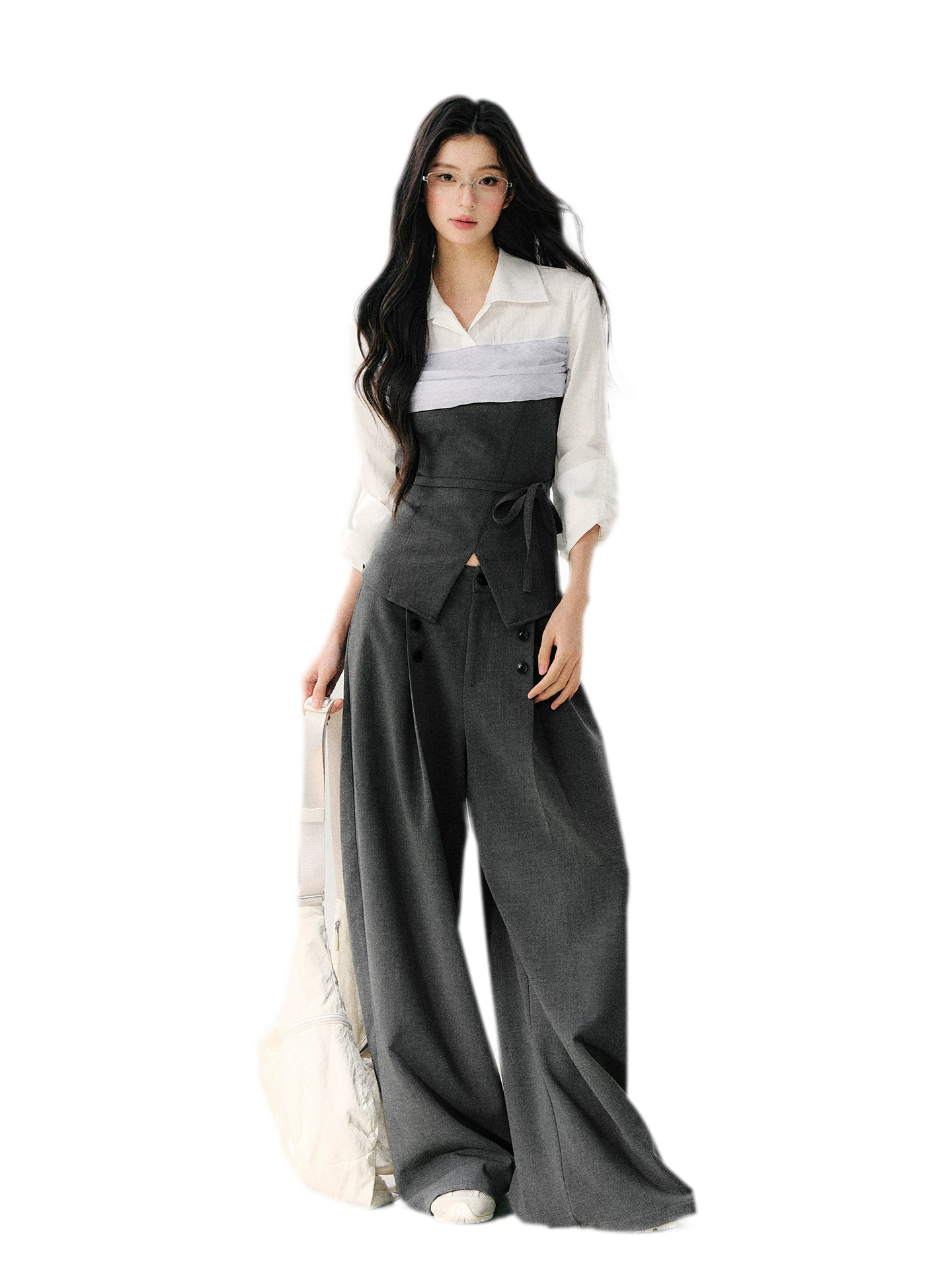 Minimal High Waist Trousers
