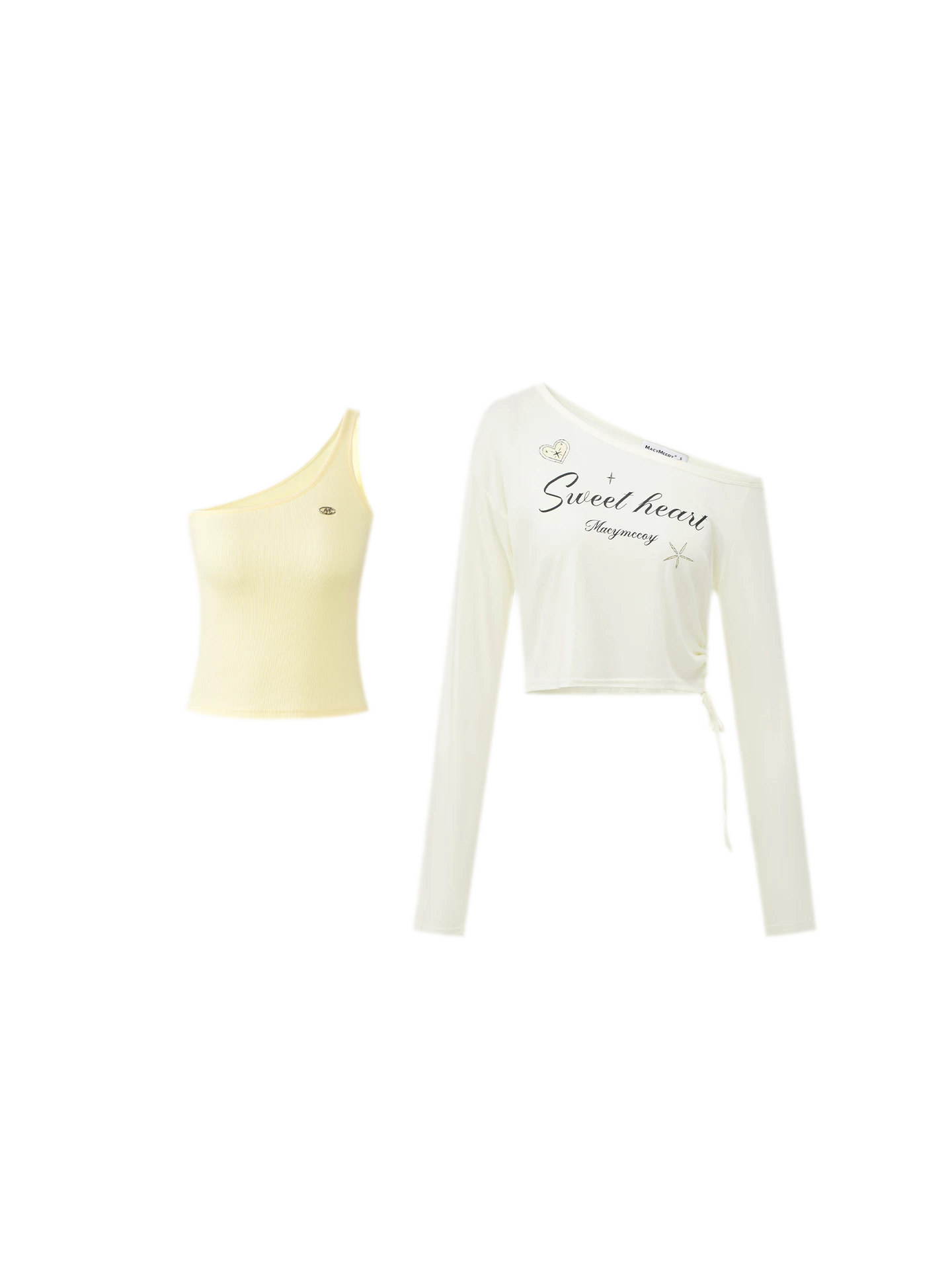 Layered One-Shoulder Top
