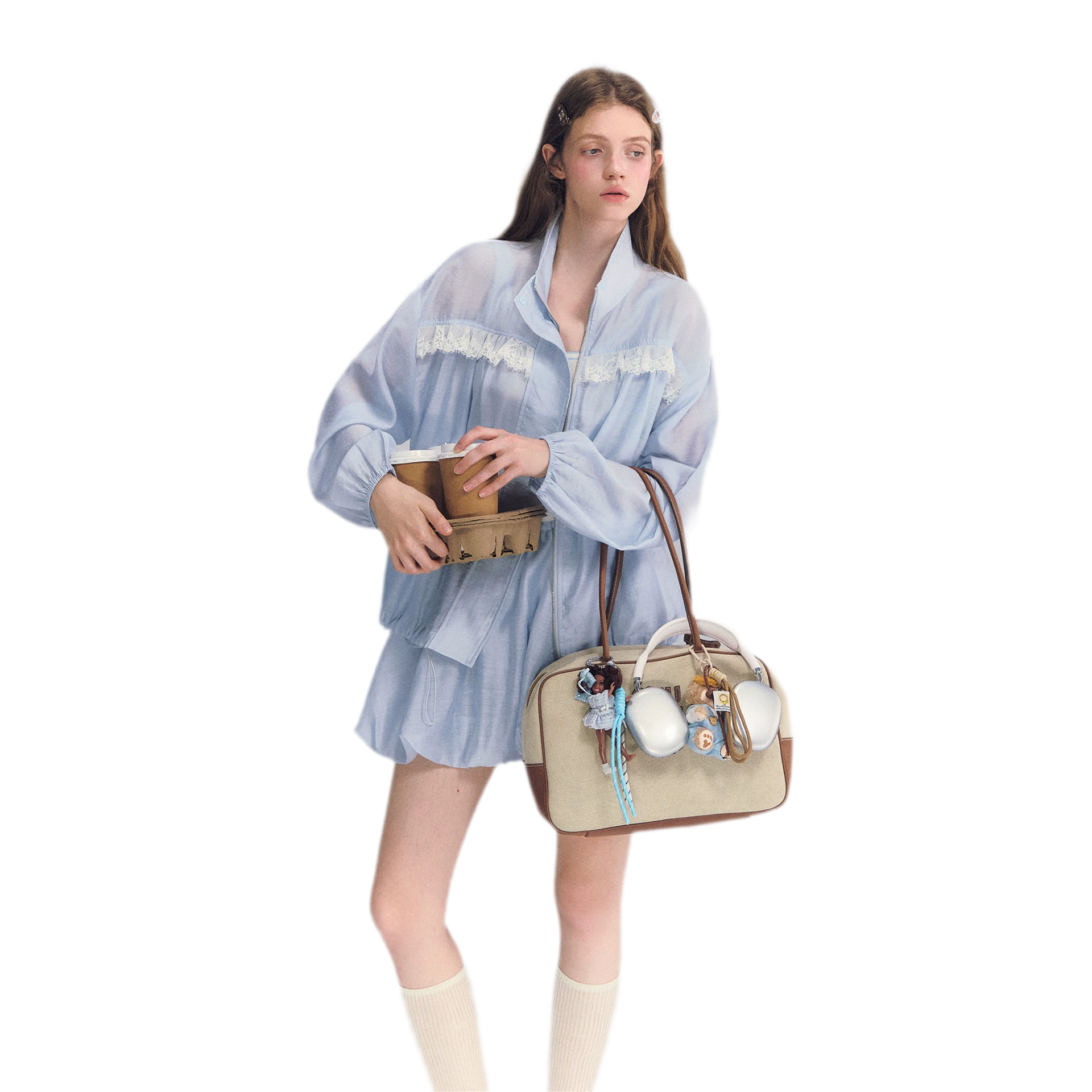 Lyocell Lace Sun Jacket Set