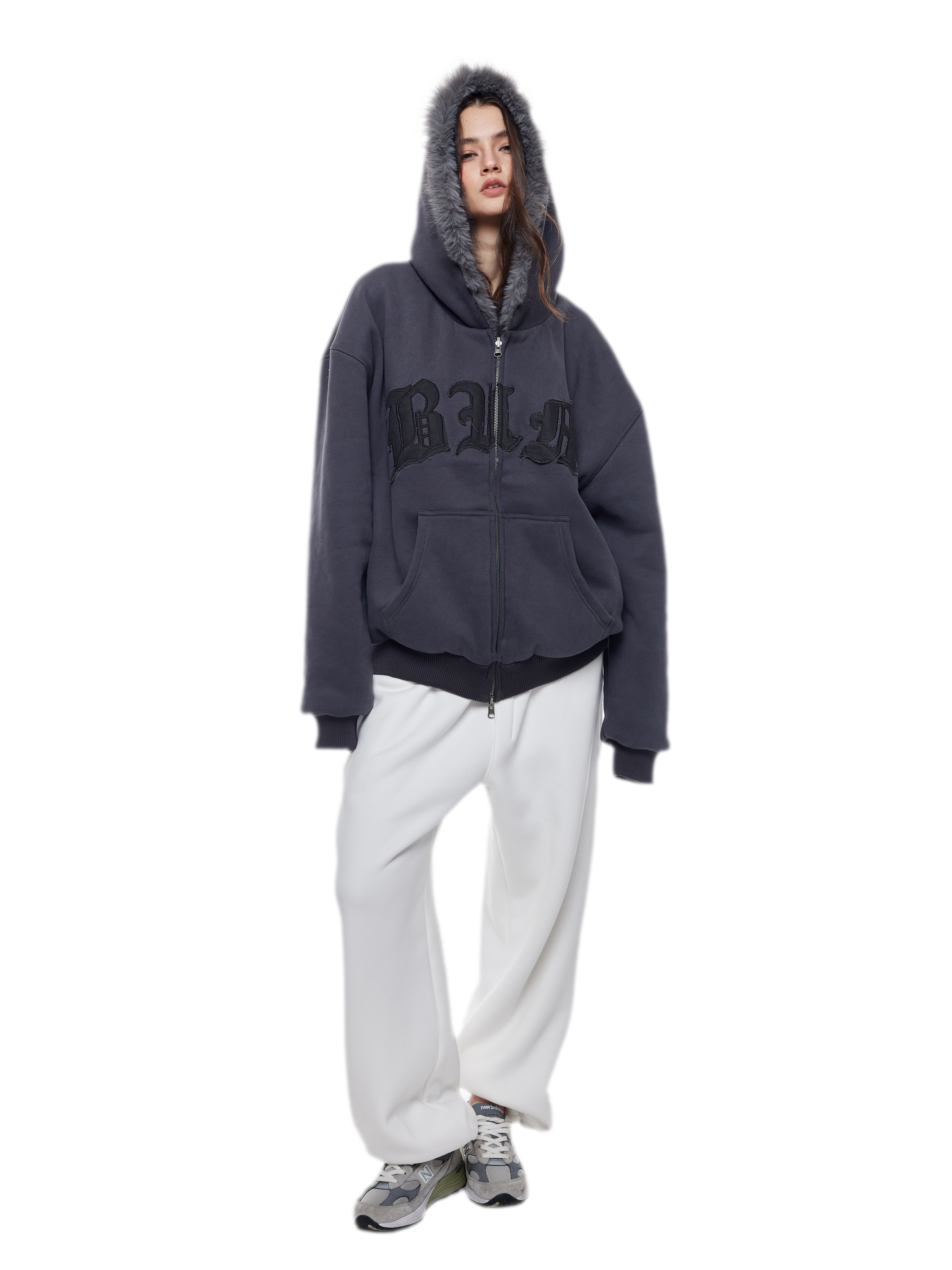 Reversible Faux Fur Hoodie