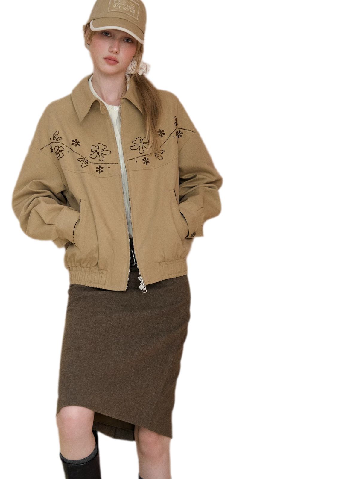 Embroidered Vintage Workwear Jacket