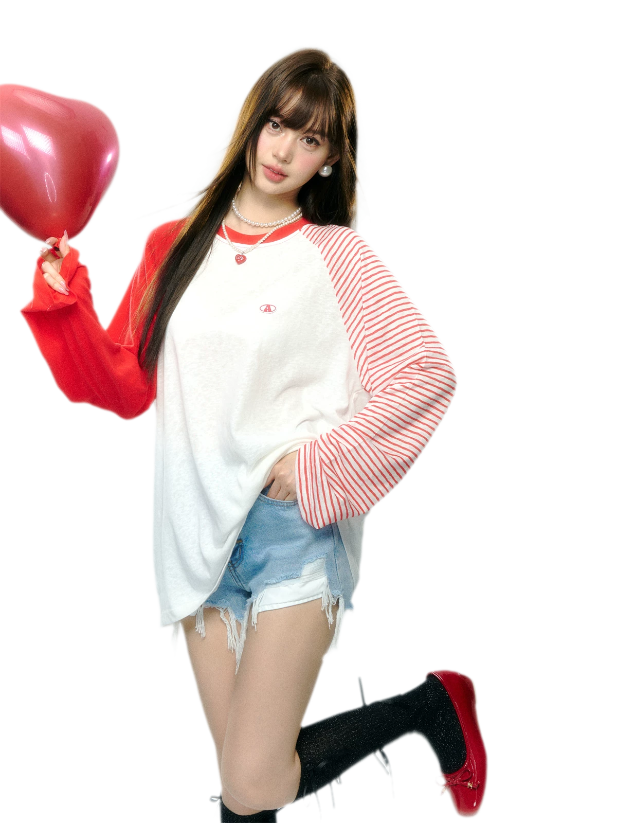 Color-Block Striped Top