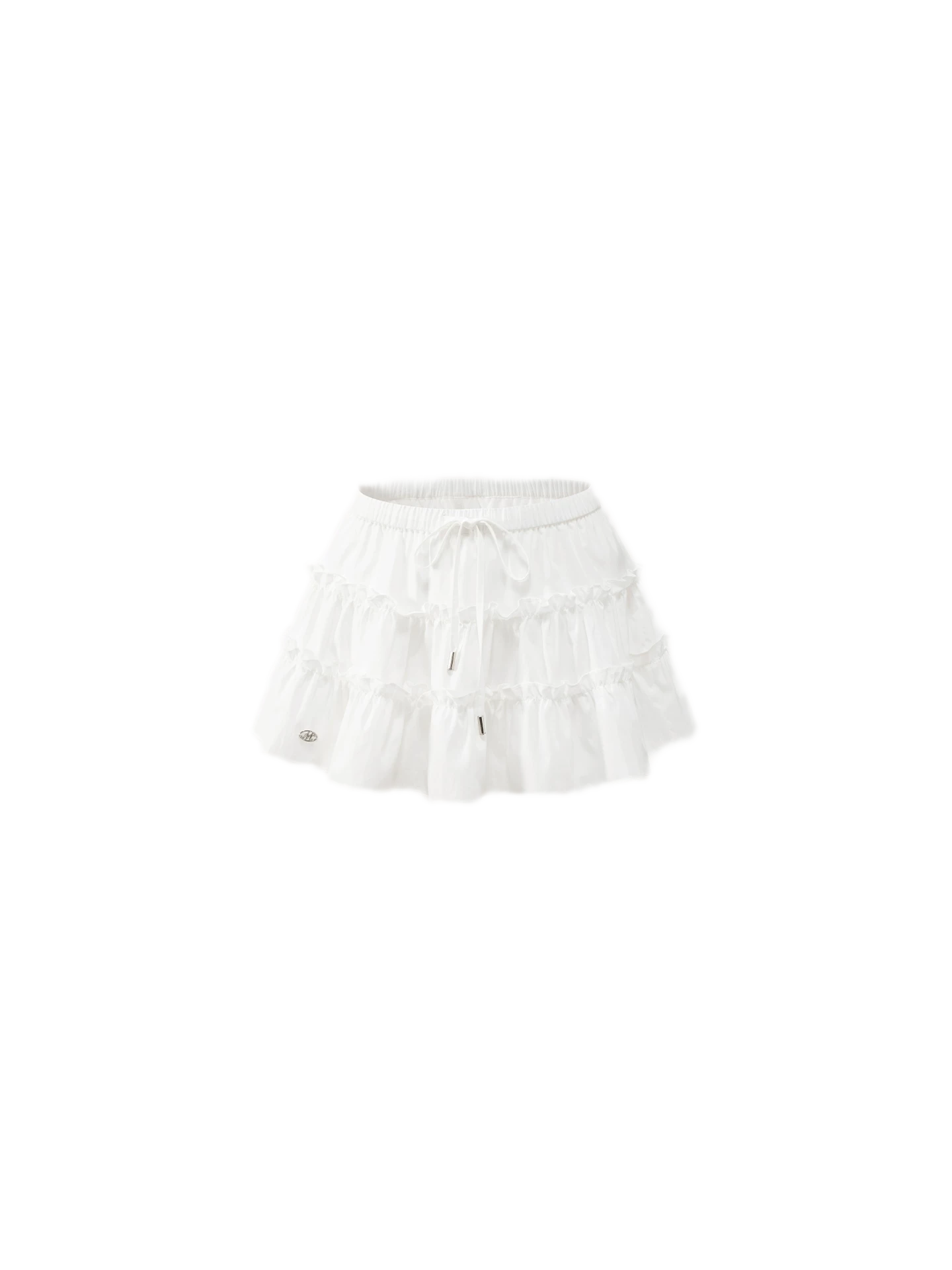 Lace Tiered Mini Skirt