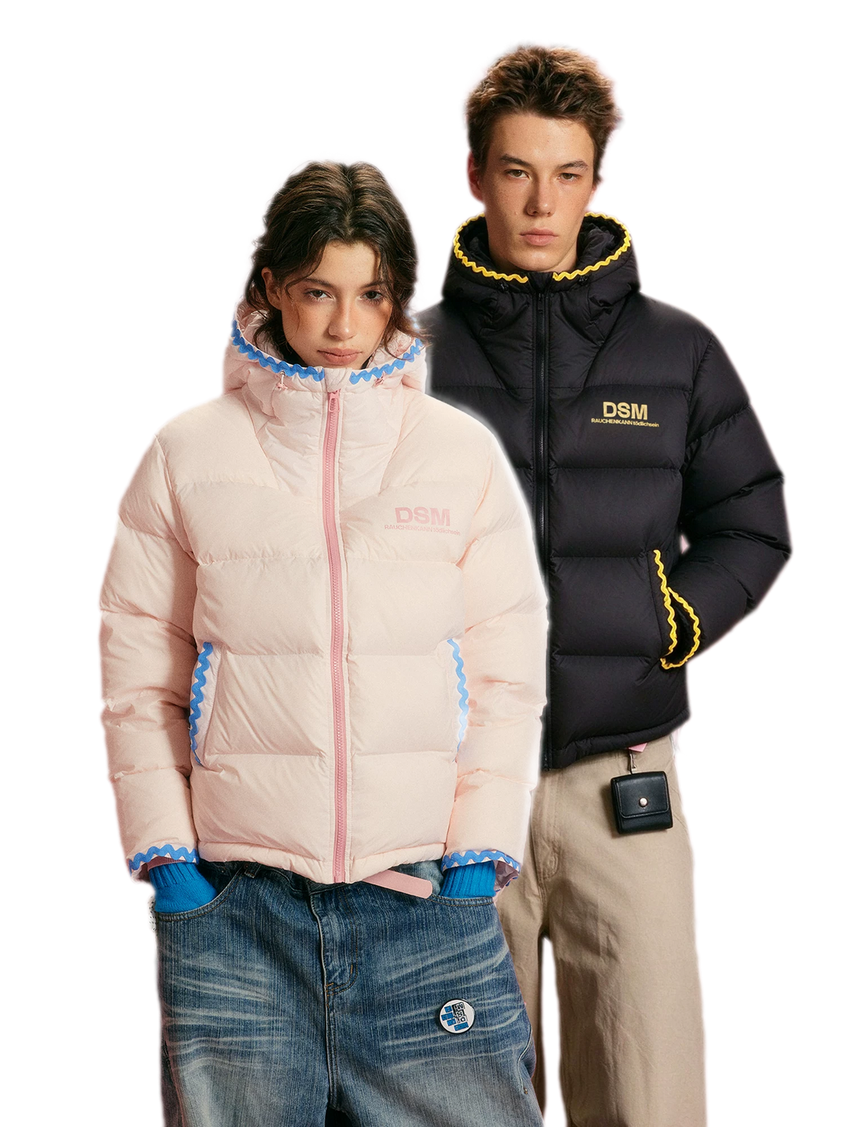 Glossy Nylon Hooded Puffer