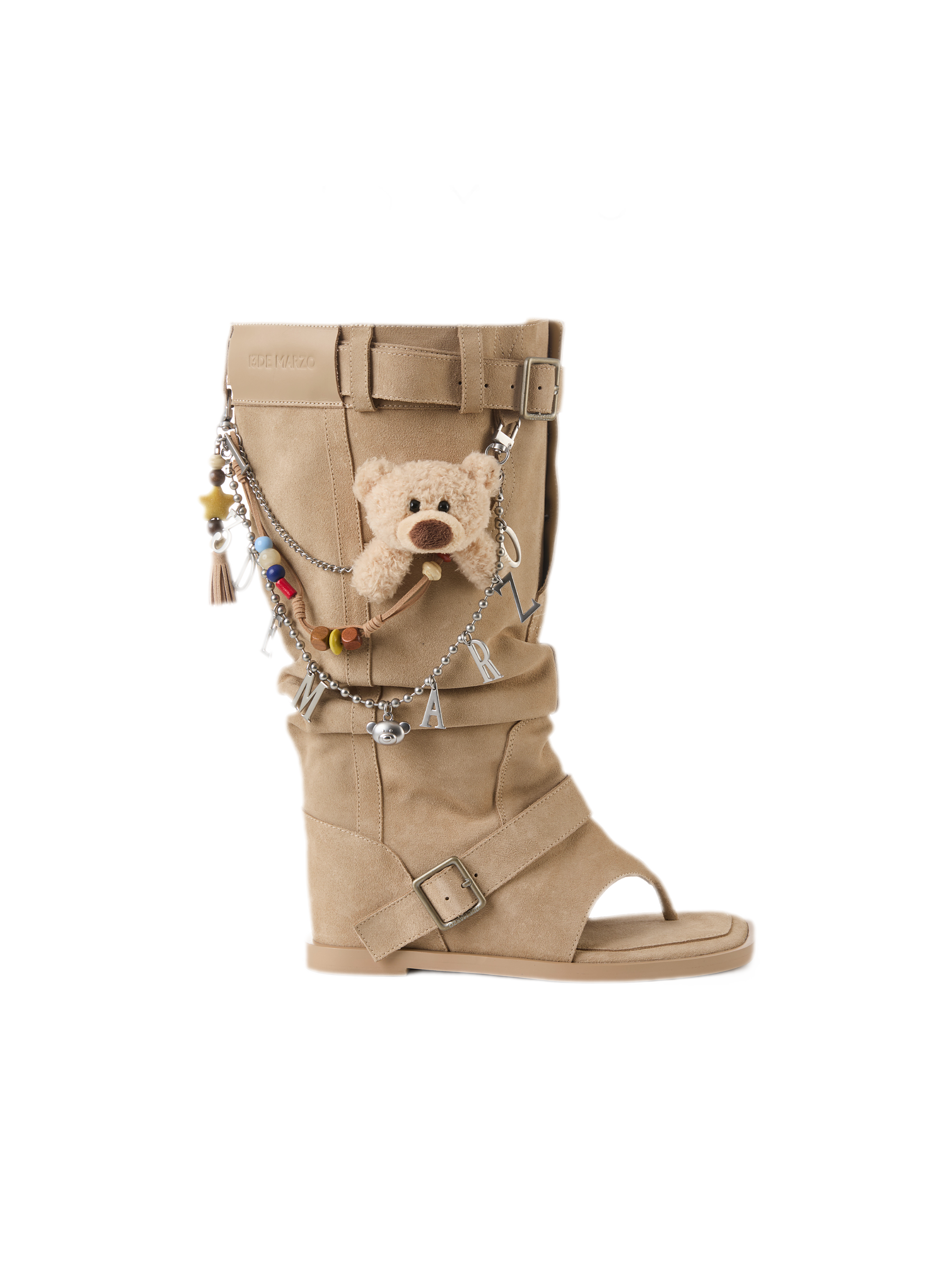 Suede Flip-Flop Boots
