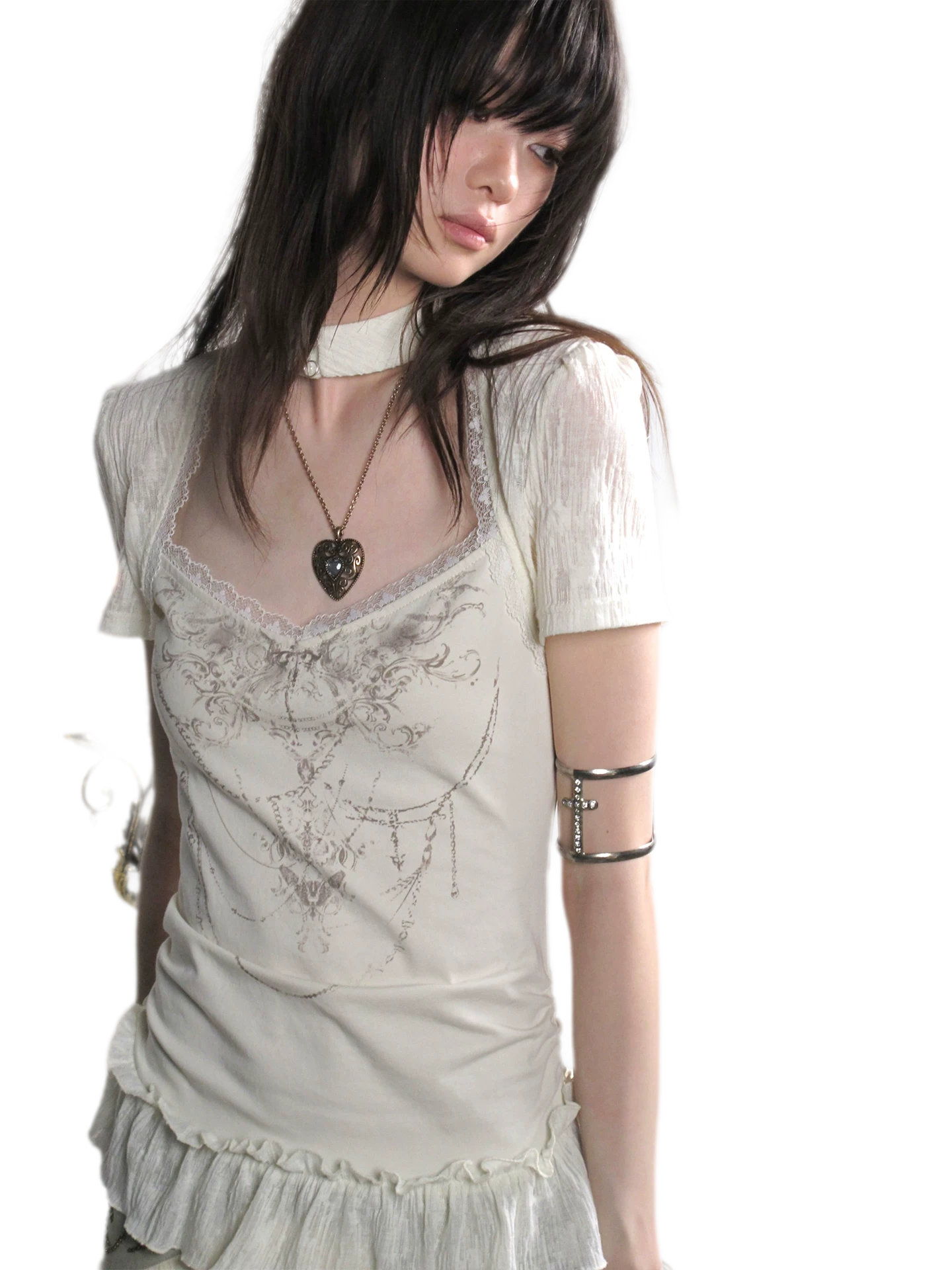 Butterbone Gothic Lace Top