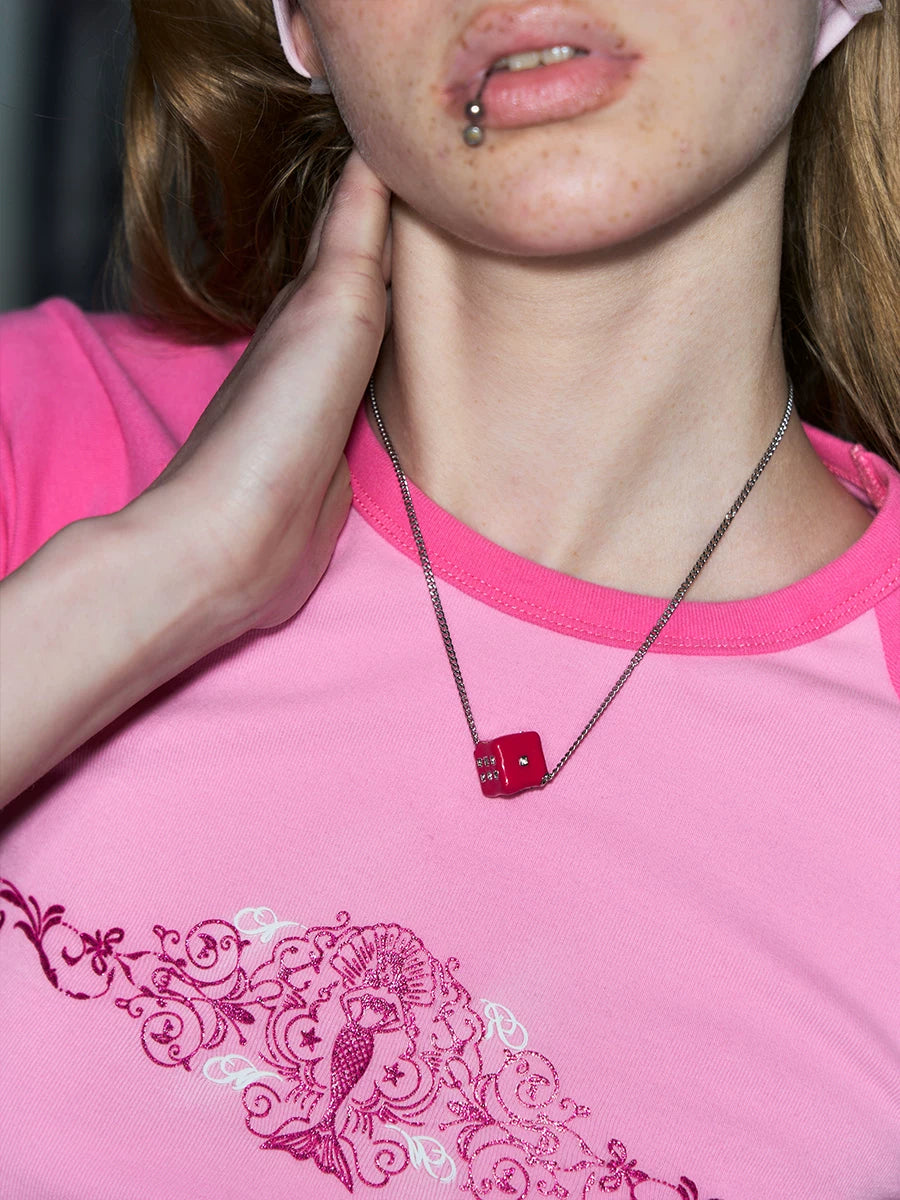 Dice Pendant Necklace