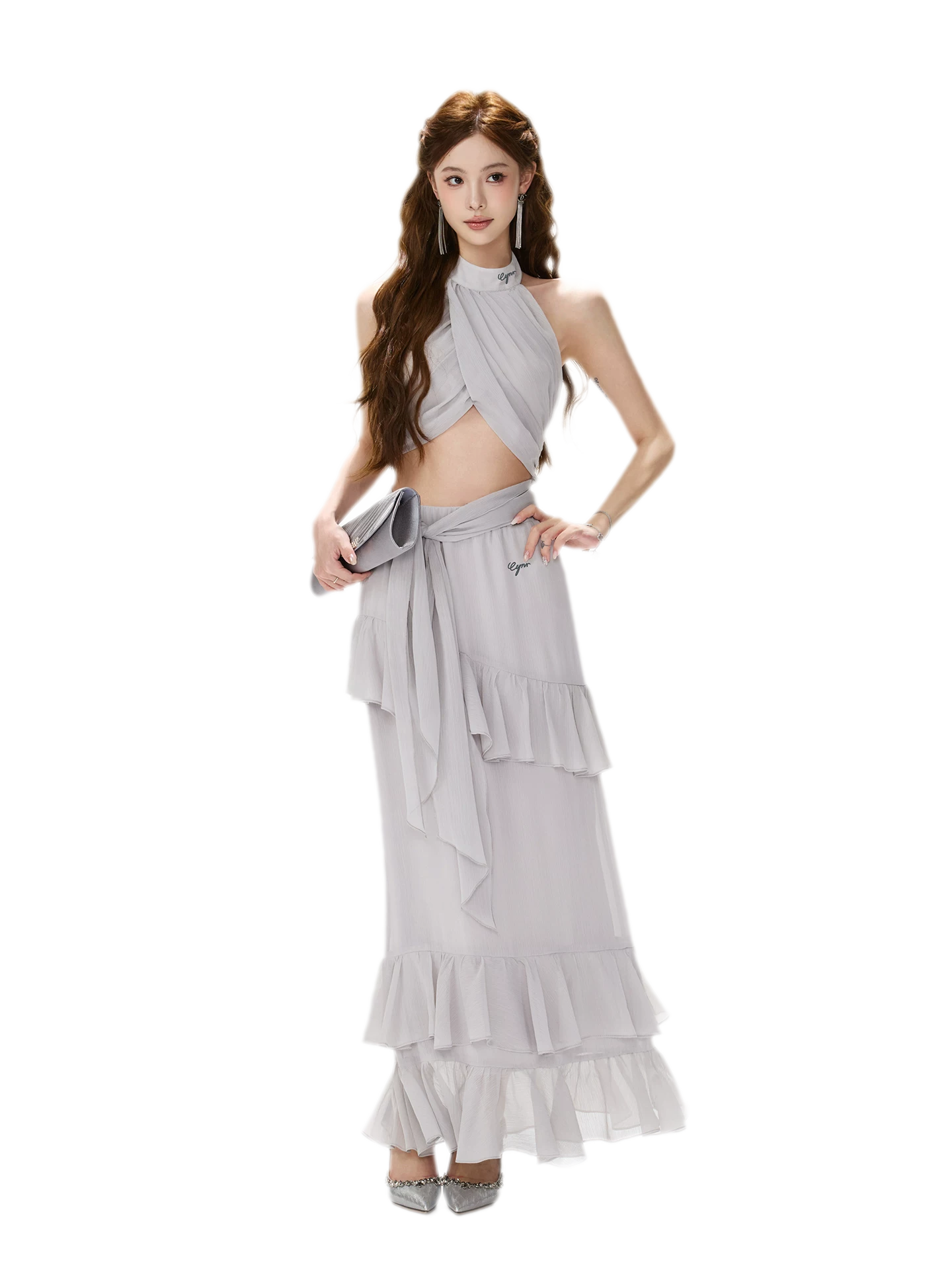 CYNR Ash Grey Halter Set – view 4