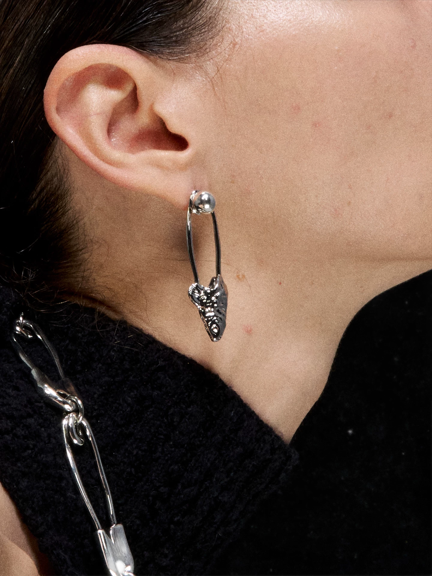 Punk Fishbone Earrings