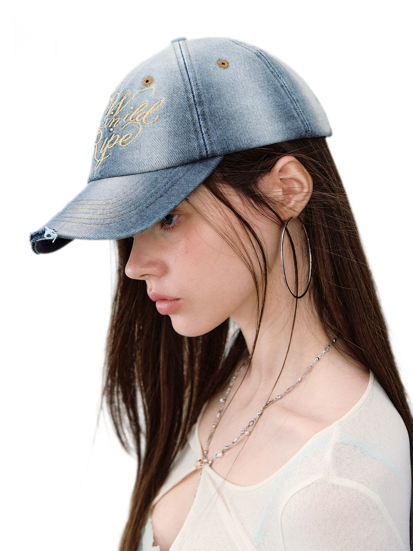 Vintage Washed Denim Cap