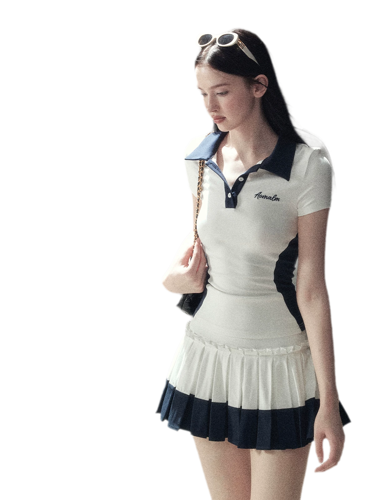 Preppy Knit Skirt Set