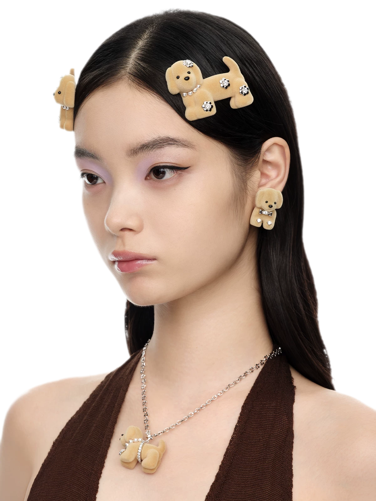 Plush Animal Hair Clip