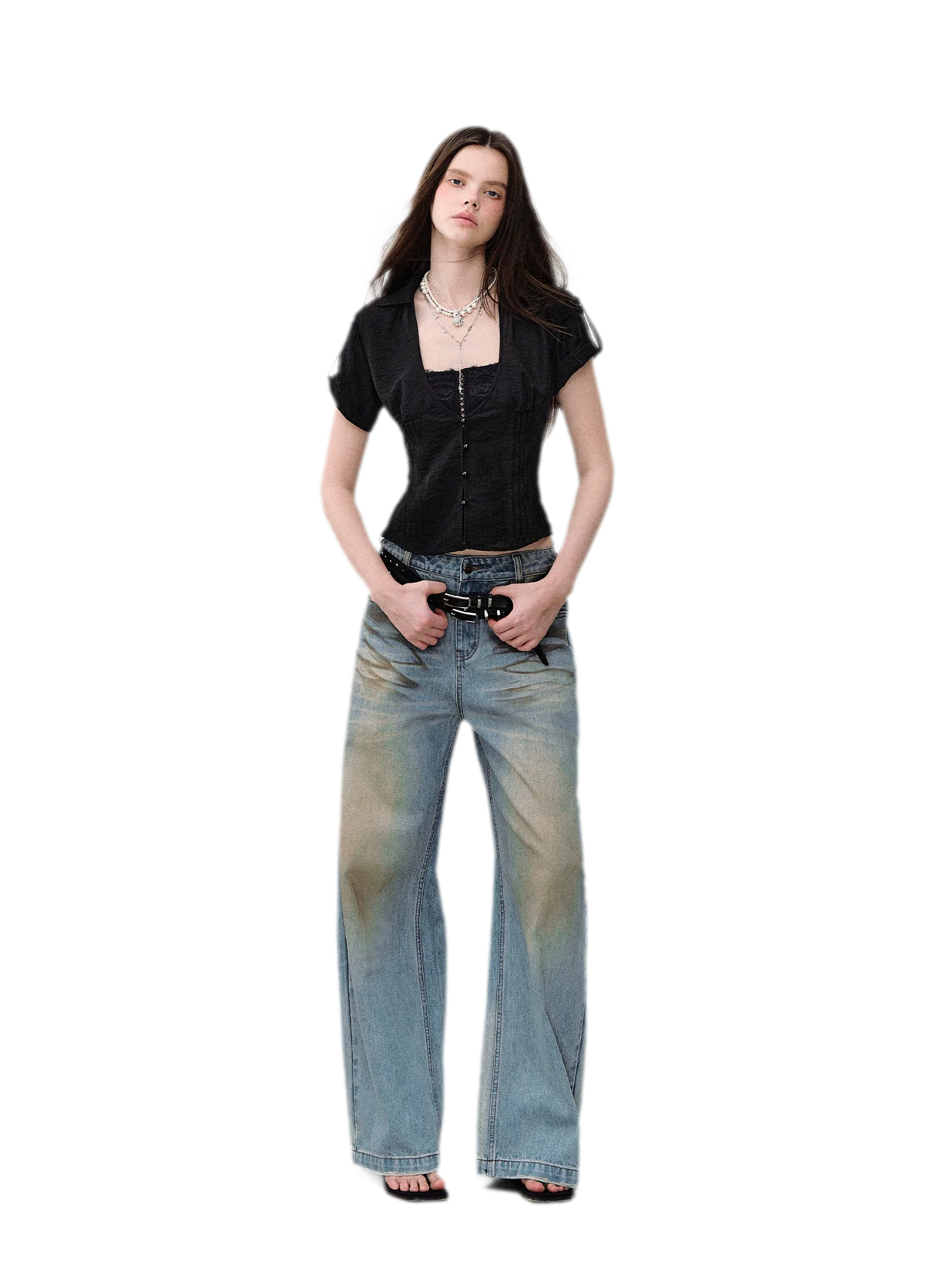 Lace Layered Shirt