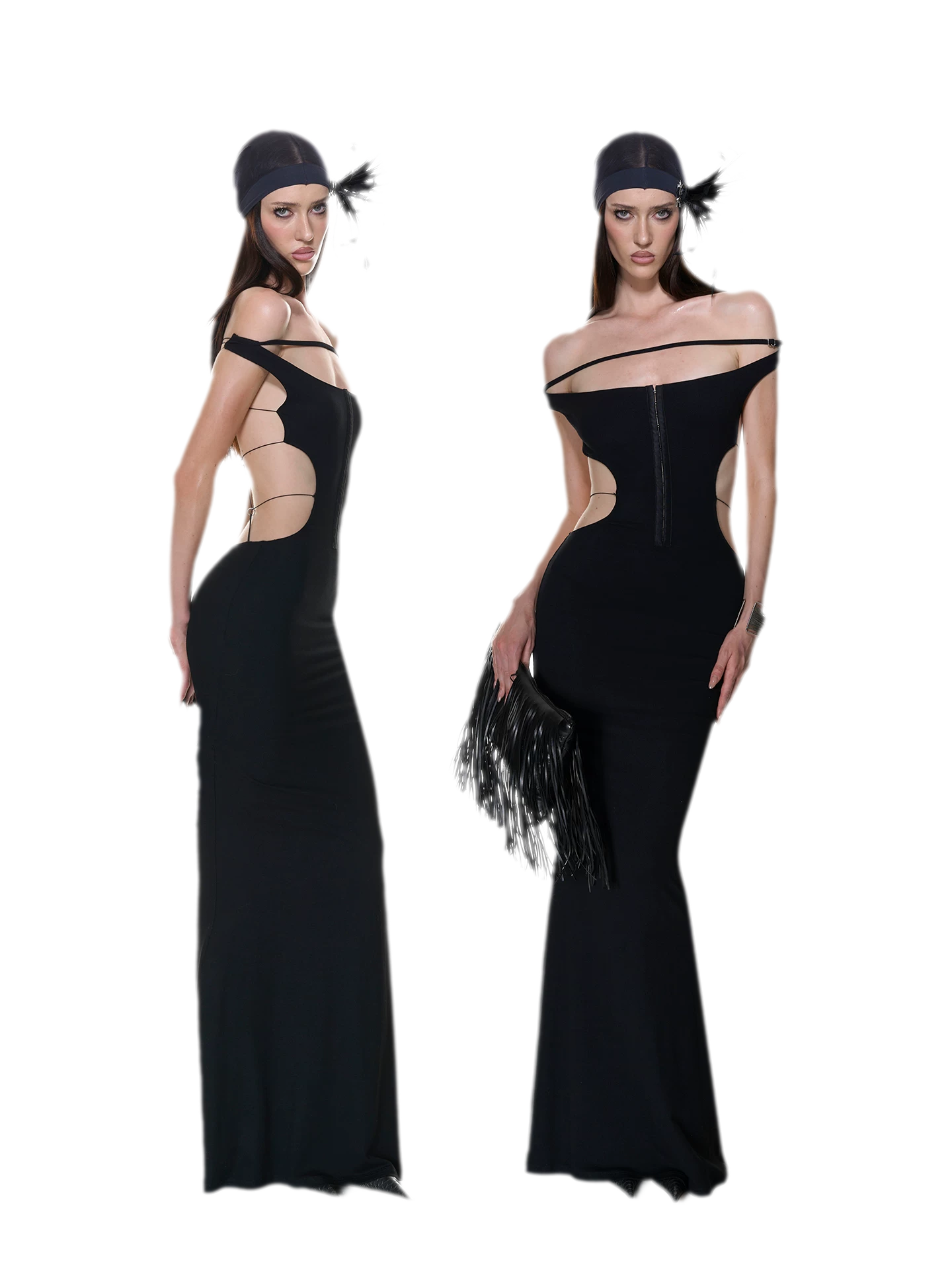 Back Tie Mermaid Dress