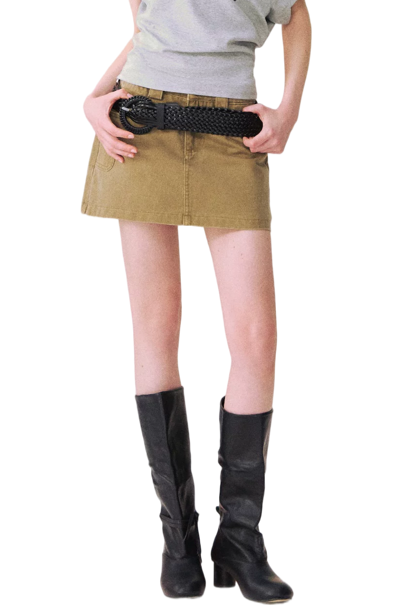 Utility Style Denim Shorts