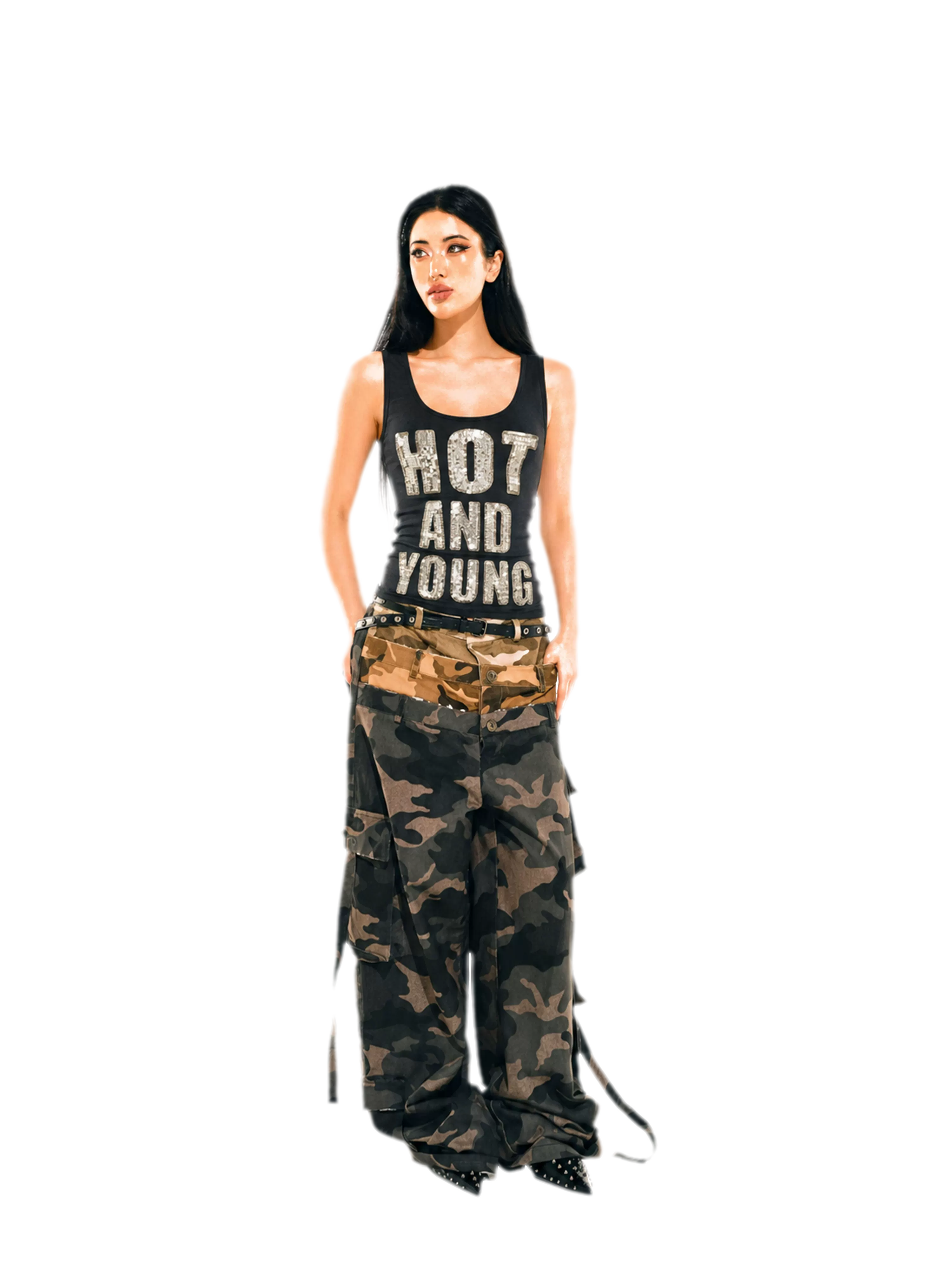 24ANS x UWA Sequin Embroidered Tank