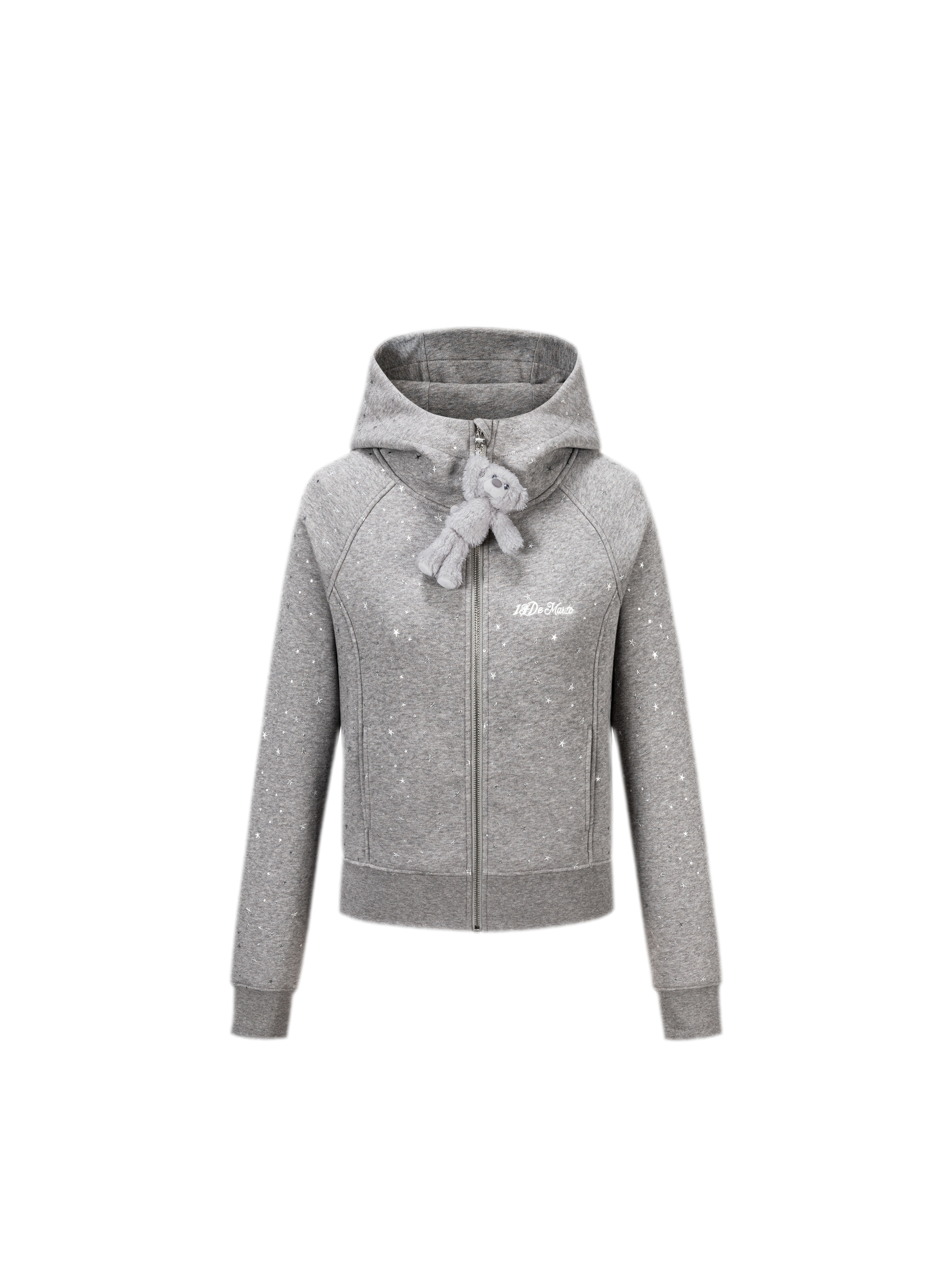 Starry Slim-Fit Hooded Sweatshirt