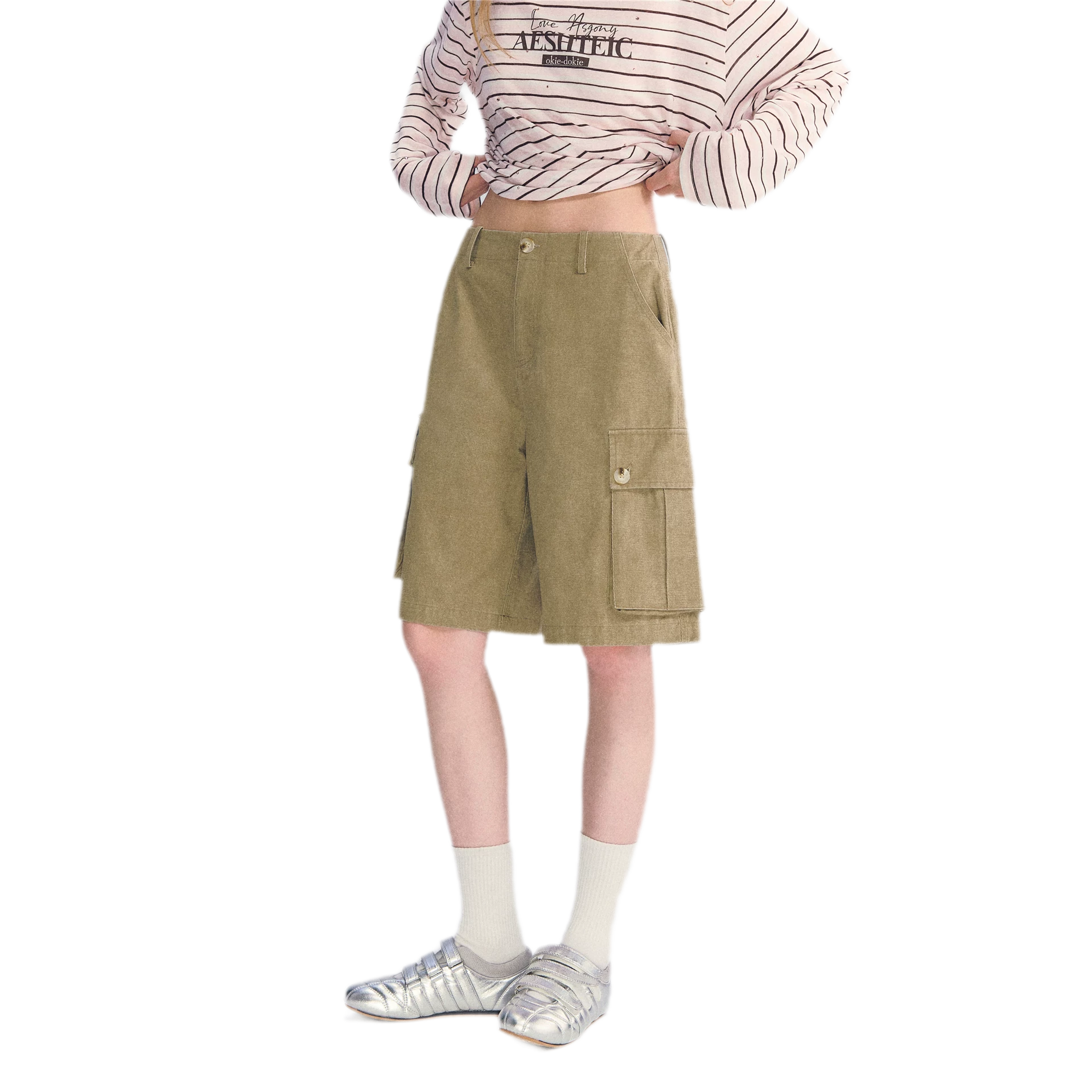 Washed Cargo Shorts
