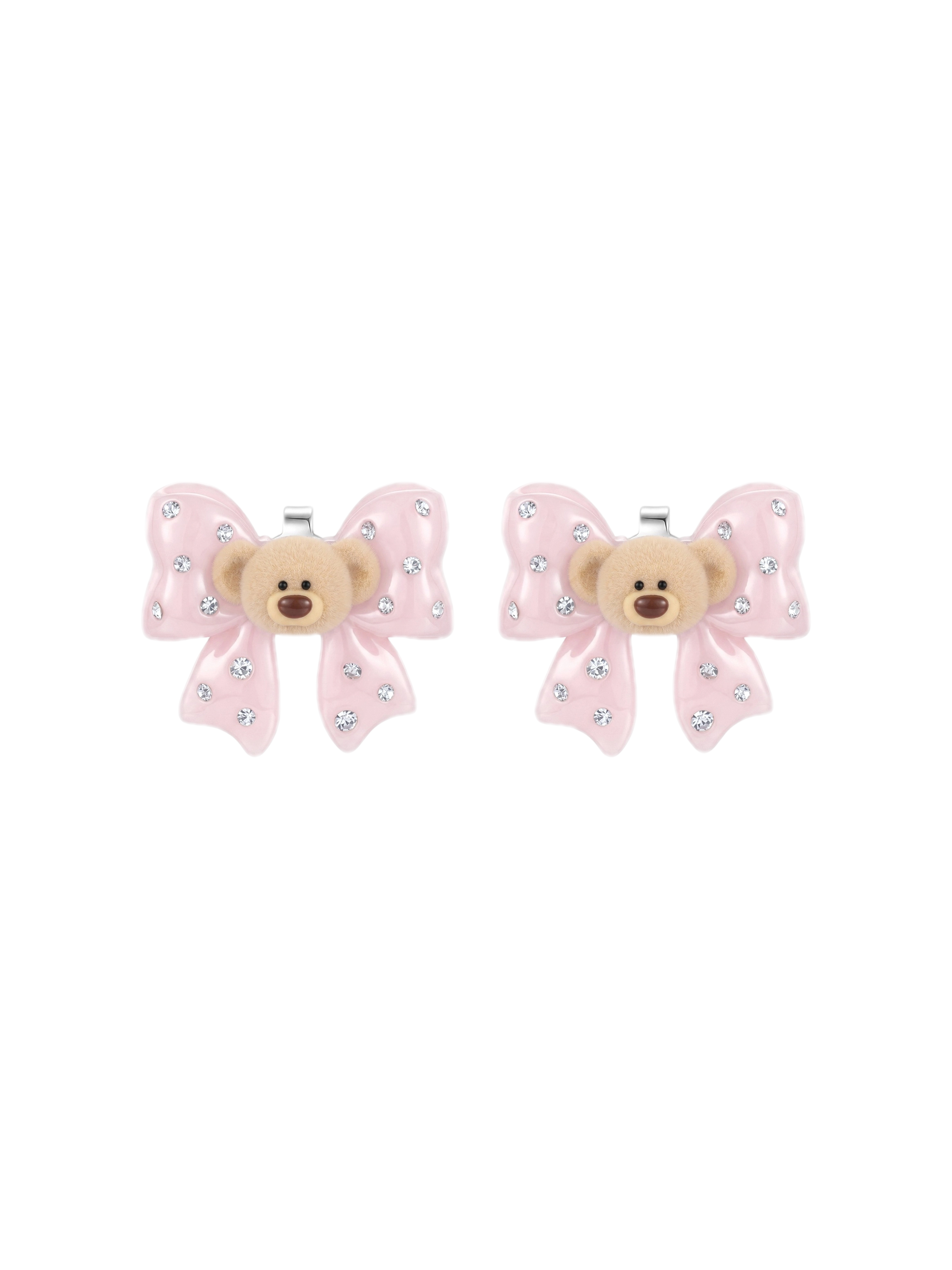 Mini Bear Bow Studs