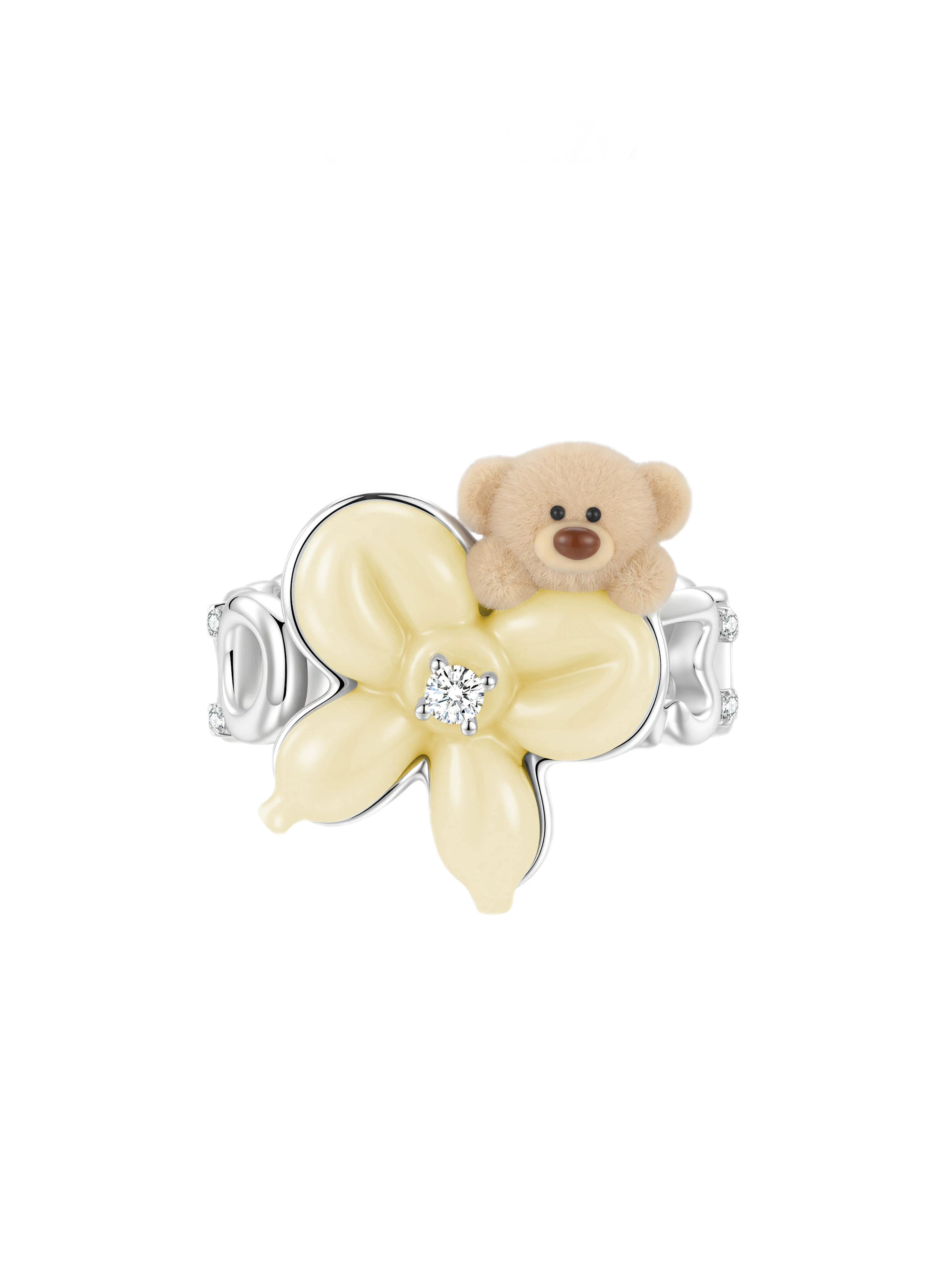 Balloon Bow Bear Ring