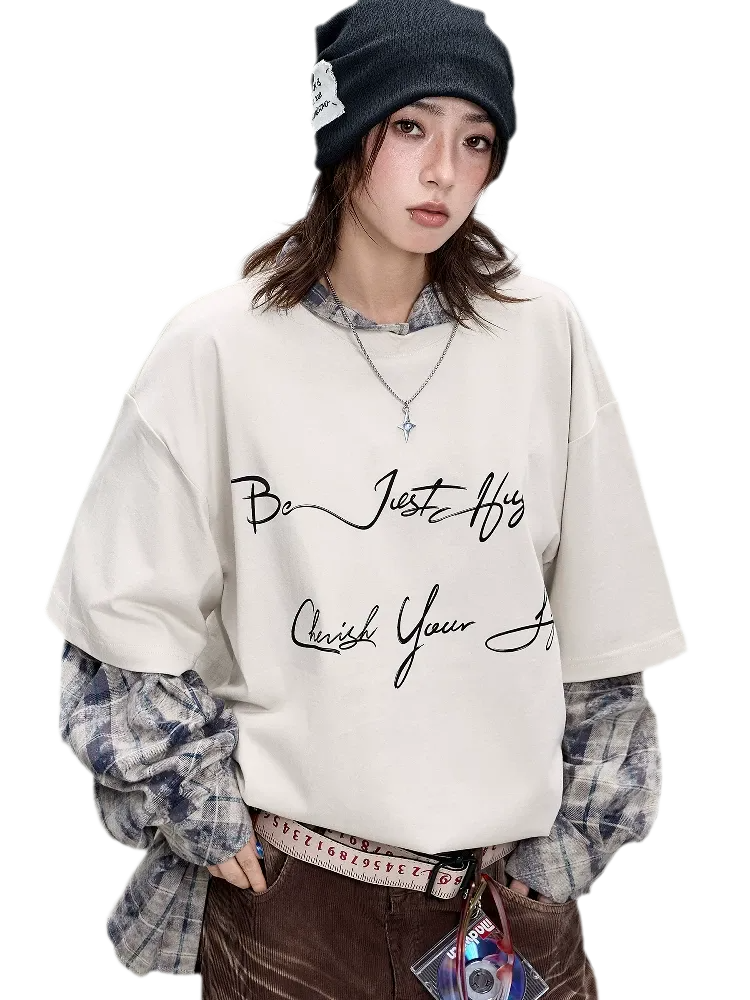 Cotton Oversized Printed T-Shirt