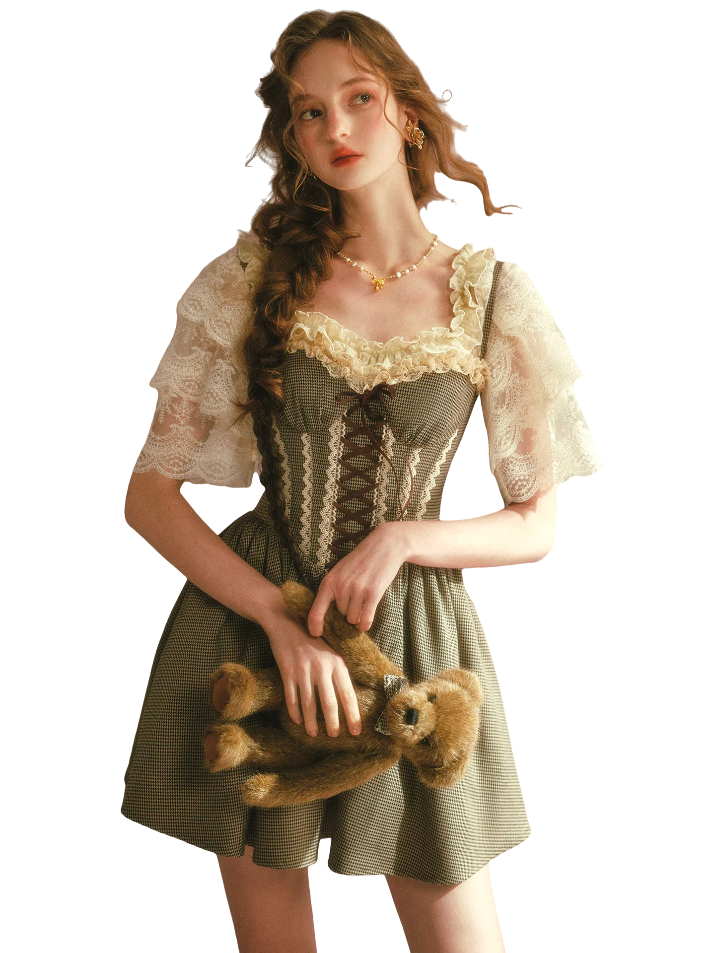 Crown Morning French Soft Lace Top