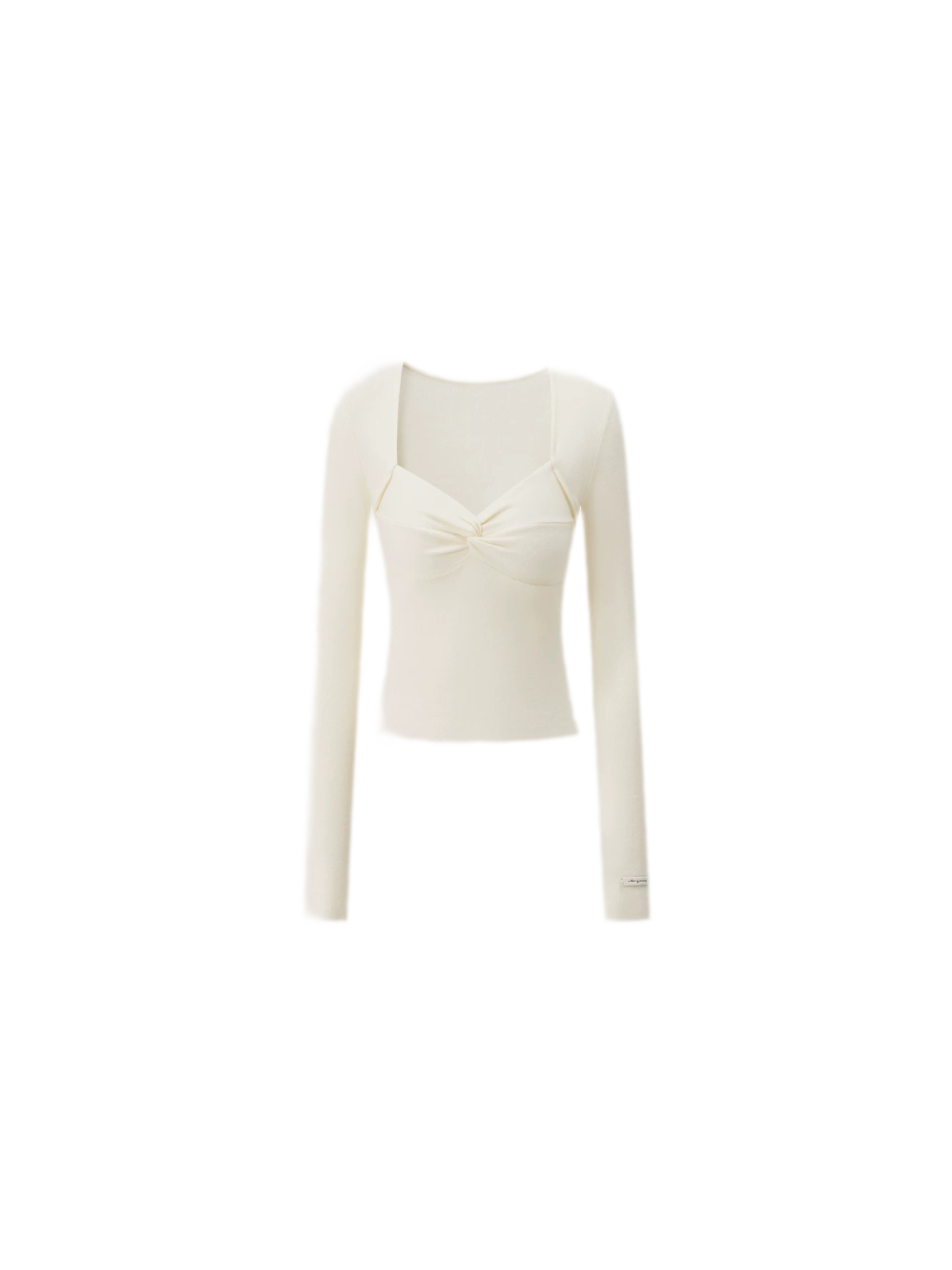 Twist Front Knit Top
