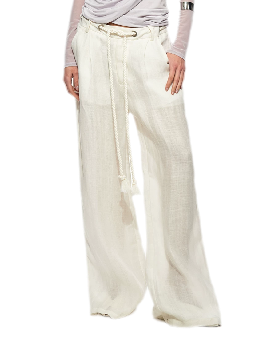 Linen Tencel Relaxed Pants