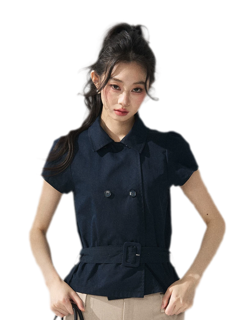 Blazer Inspired Waist T-shirt
