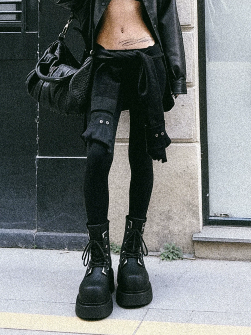 Chunky Platform Ankle Boots