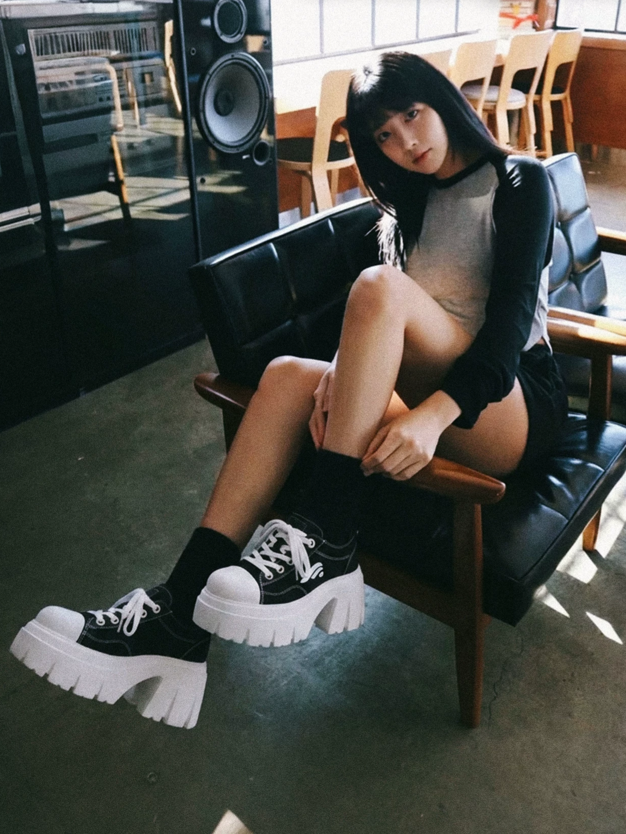 Chunky Platform Canvas Shoes