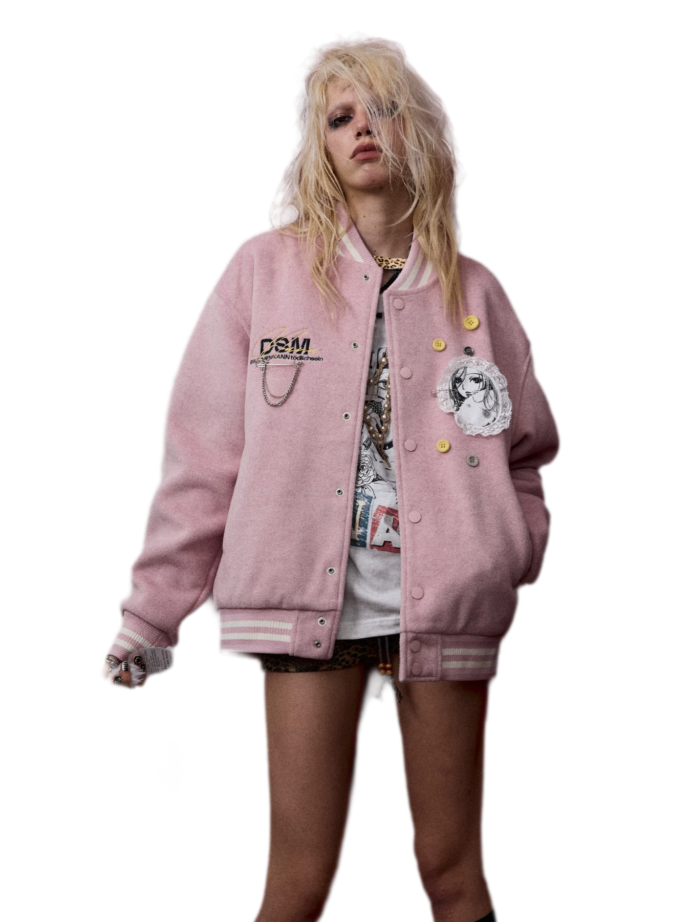 DSM X NANA Embroidered Bomber Jacket