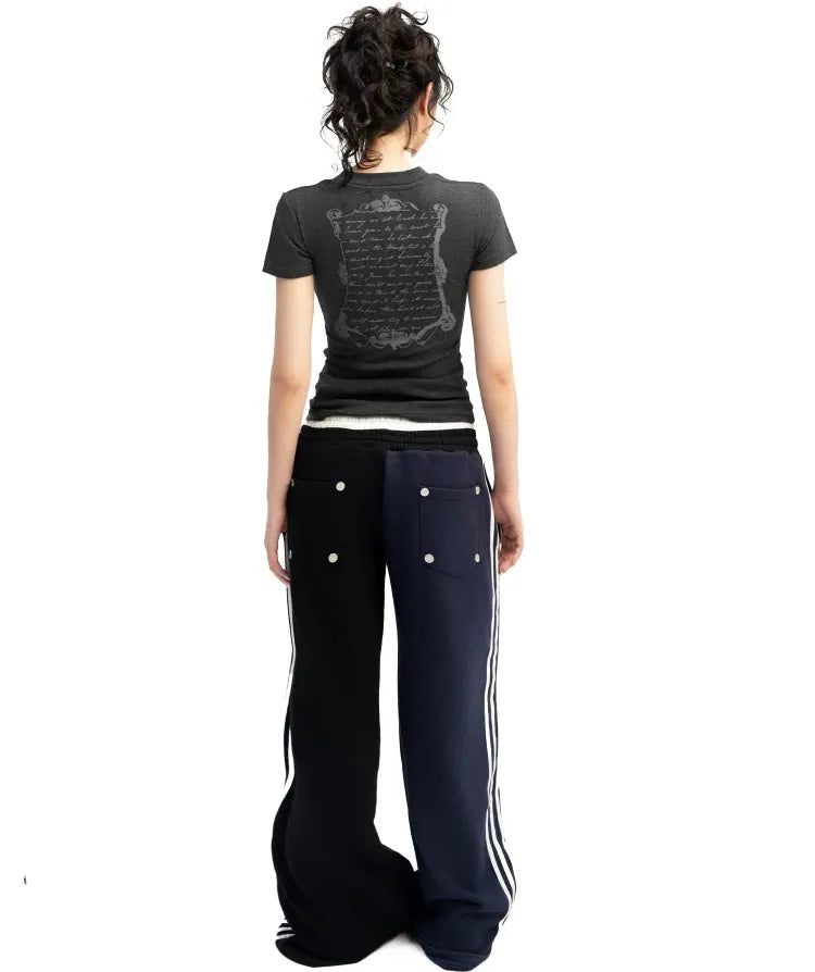 Printed Slim Fit V-Neck T-Shirt