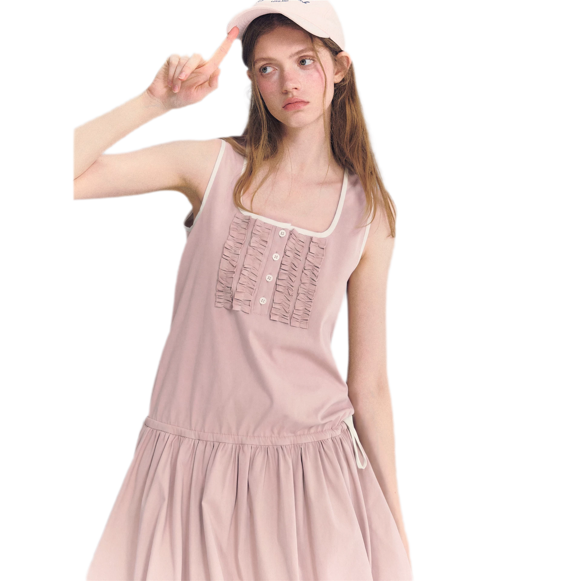 Ruched Lace Bubble Dress