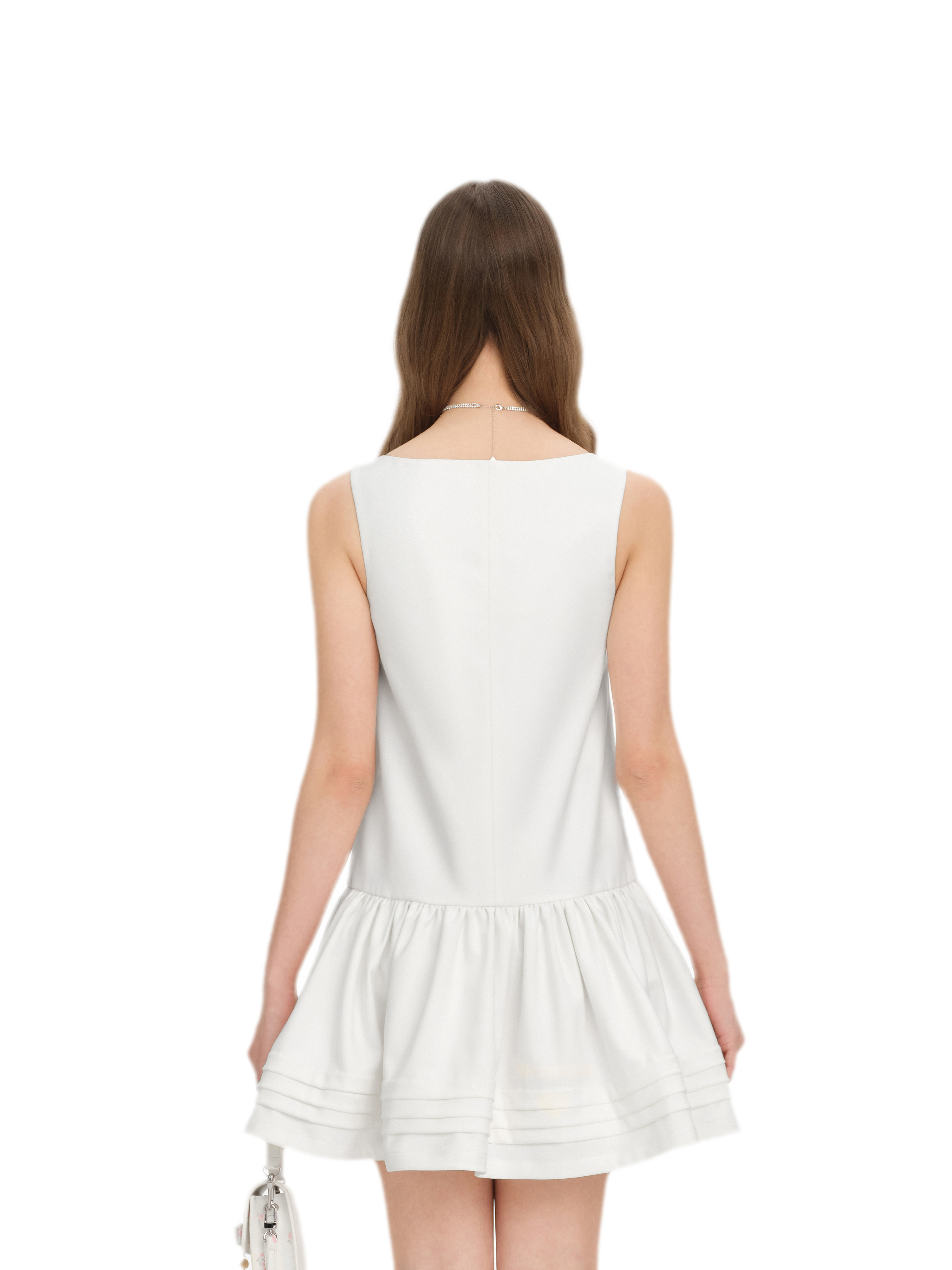 Floral Sleeveless Puff Dress