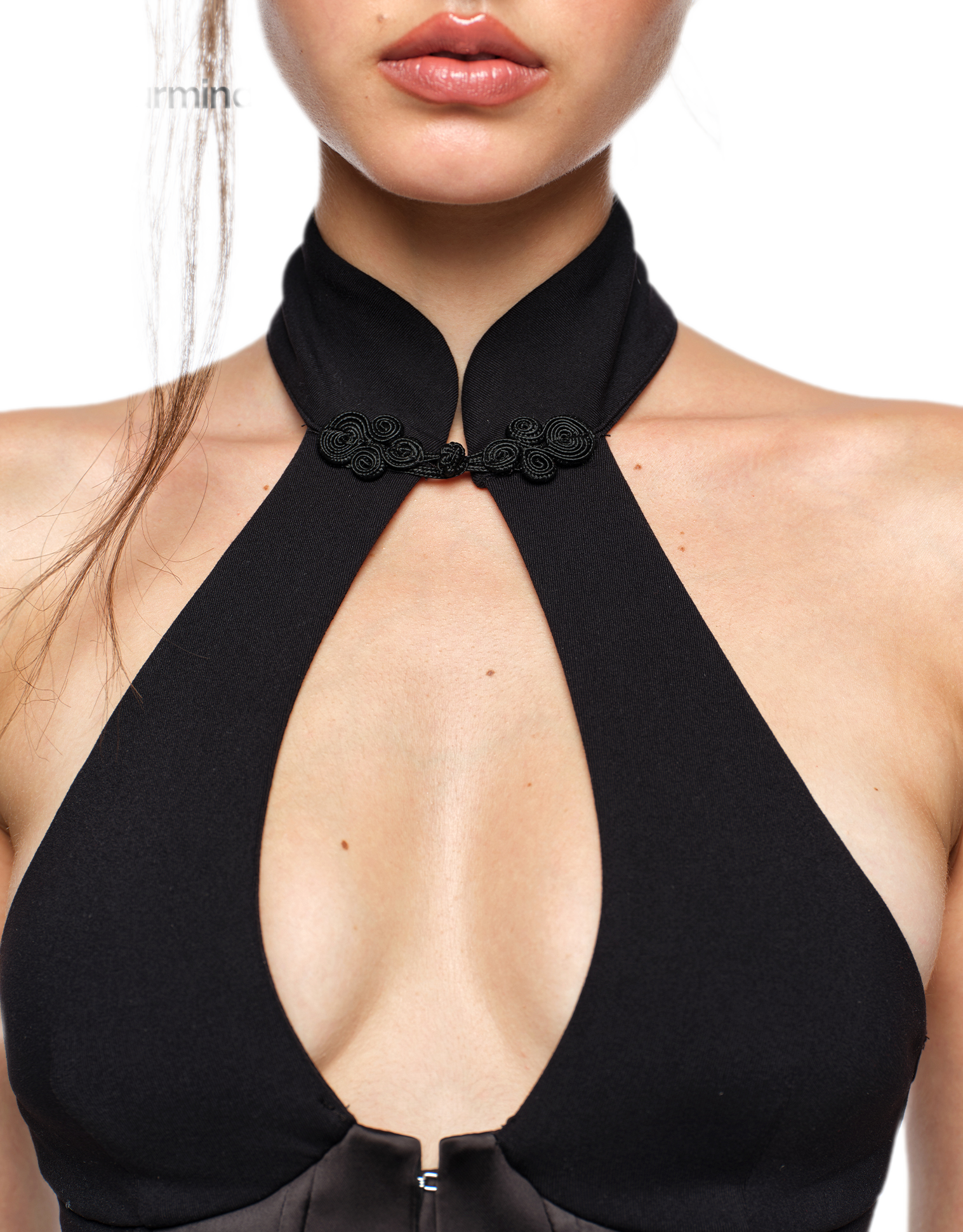 Halter Corset Cheongsam Top