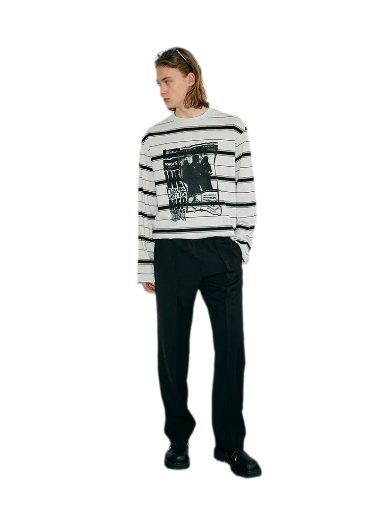 Micro-Stretch Straight-Leg TR Trousers