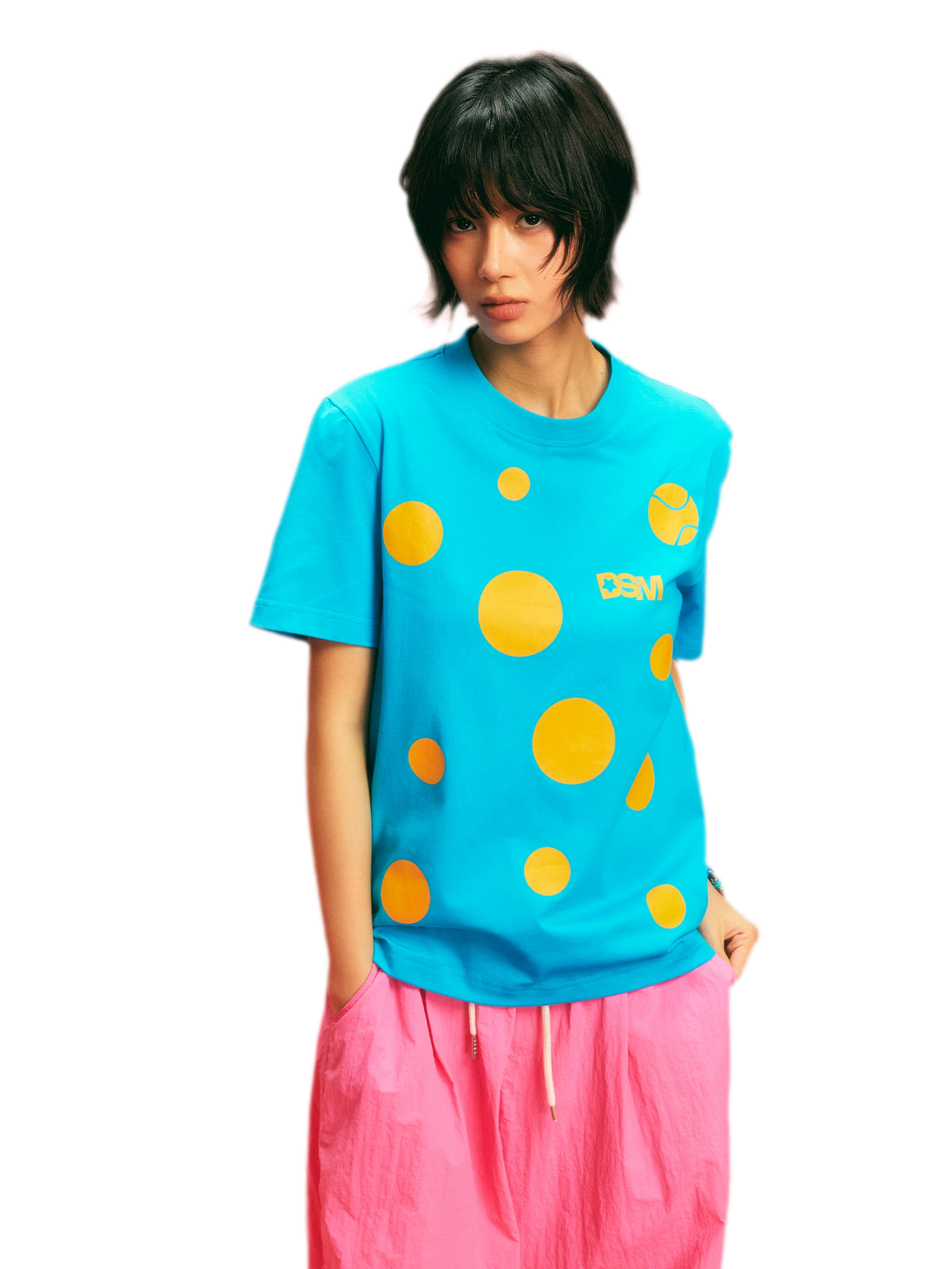 Sorona Irregular Polka-Dot T-Shirt