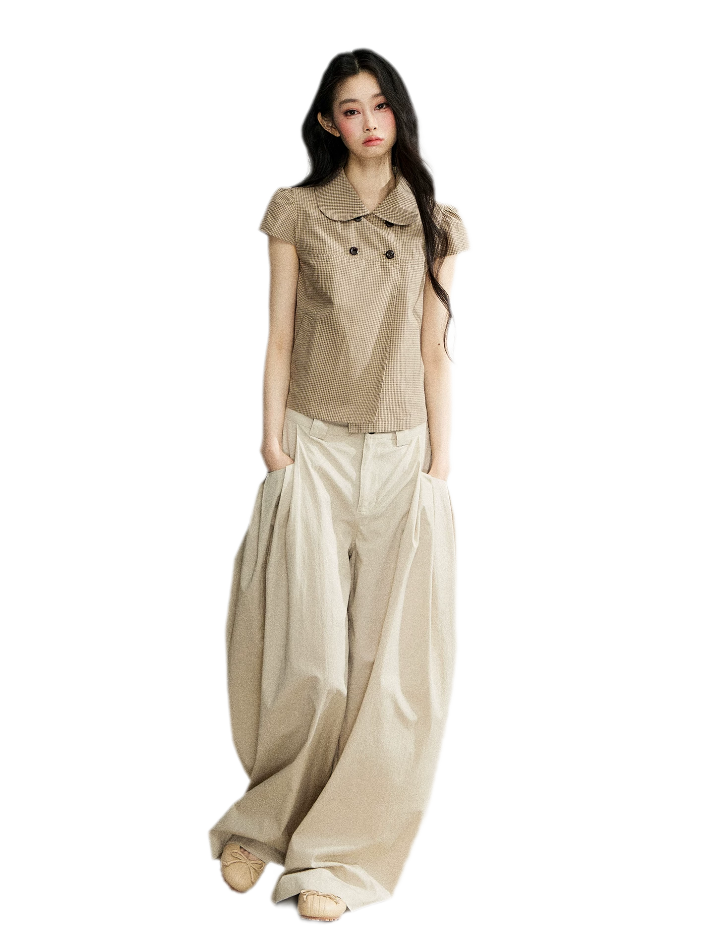 High Waist Wide Leg Pants
