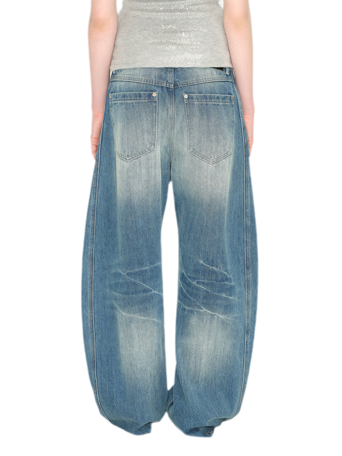 Vintage Washed Lightning Jeans