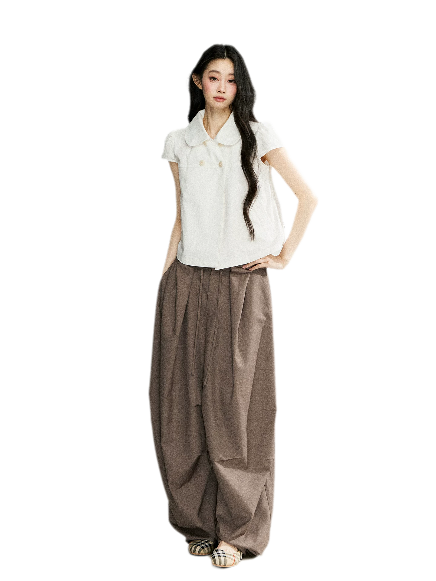 Cotton Double Breasted Shirt