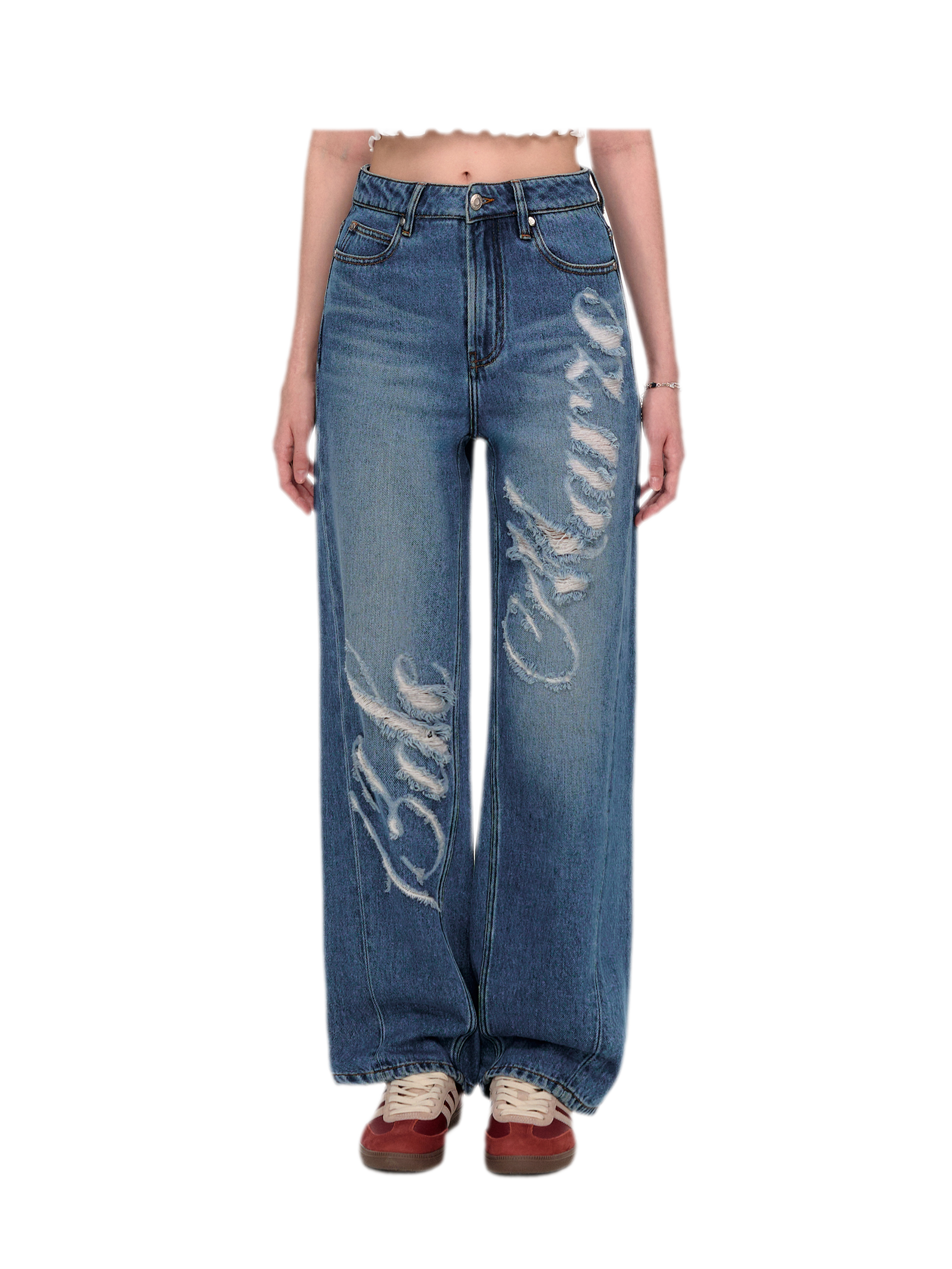 Distressed Jeans