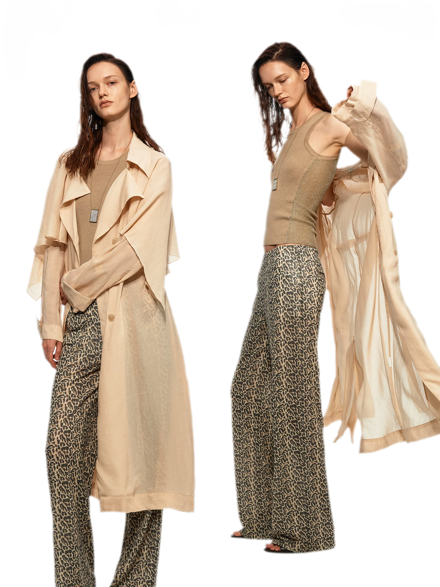 Linen Tencel Sun Trench